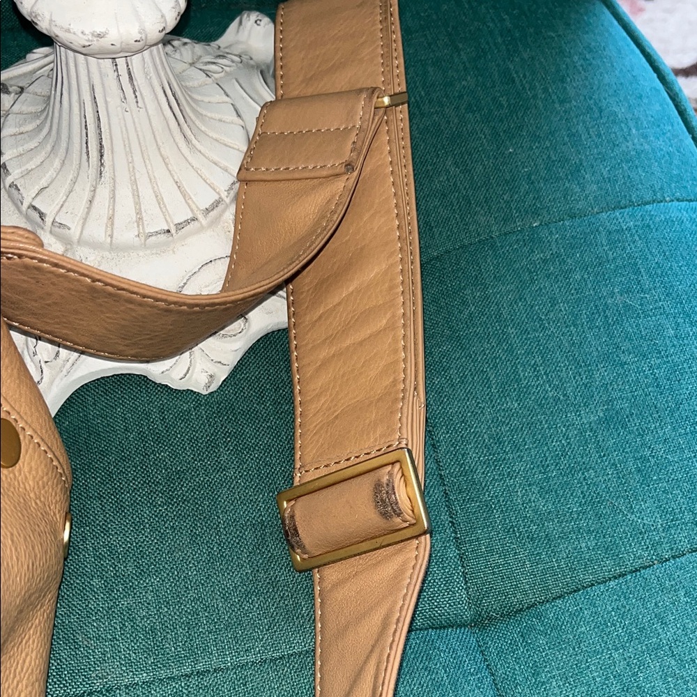 Hammitt Tan Leather Shoulder Bag with Gold Hardware - Picture 9 of 16